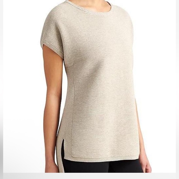 ATHLETA Aster Ribbed Knit Raglan Sweater Tunic Size Small - Picture 1 of 7
